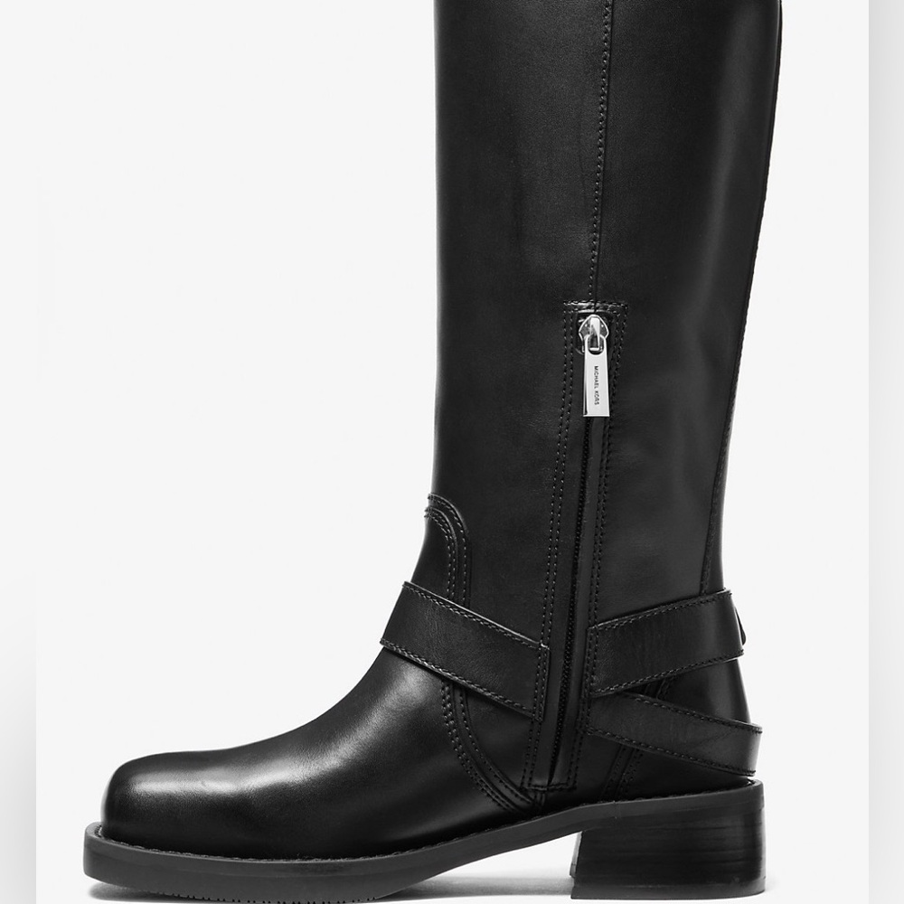 MICHAEL MICHAEL KORSCrosby Leather Moto Boot NIB size 8M - Picture 3 of 9